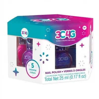 MAKE IT REAL, 3C4G, ÉGI KOLLEKCIÓ, KÖRÖMLAKK HATSZÖG 5DB-OS Szuper akció