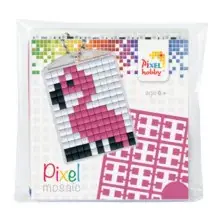 Gyors kiszállítás Pixelhobby 23021 Kulcstartó szett flamingó
