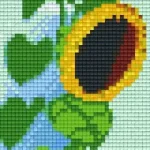 Expressz kézbesítés Pixelhobby 801111 Napraforgó szett 10,x12,7cm 1 alaplapos