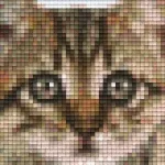 Legkelendőbb Pixelhobby 801327 Cica (10,1x12,7cm)