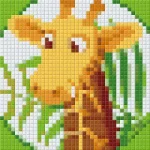 Biztonságos vásárlás Pixelhobby 801342 Zsiráf kreatív szett 10,x12,7cm 1 alaplapos