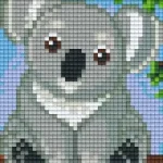 Exkluzív ajánlat Pixelhobby 801354 Koala szett (10,1x12,7cm)