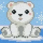 Expressz kézbesítés Pixelhobby 801366 Jegesmaci szett