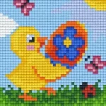 Gyors kiszállítás Pixelhobby 801397 Húsvéti szett 1 ALAPLAPOS (10,1X12,7CM)