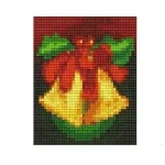 Karácsonyi harangok-2 10.2x12,7 cm egy alaplapos szett Legkelendőbb