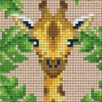 Pixelhobby 801437 Zsiráf szett (10,1x12,7cm) Legnépszerűbb