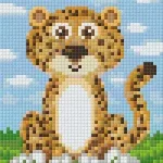 Pixelhobby 802043 Párduc szett (12,7x20,3cm) Gyors szállítás