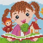 Pixelhobby 802048 Mesélő kislány szett (12,7x20,3cm) Legnépszerűbb