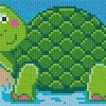 Pixelhobby 802060 Teknős szett (12,7x20,3cm) Vásárlói kedvenc