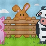 Pixelhobby 802062 Farm szett (12,7x20,3cm) Vedd meg most