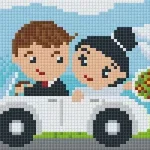 Pixelhobby 802068 Házasok szett (12,7x20,3cm) Végkiárusítás