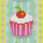 Biztonságos fizetés Pixelhobby 802070 Muffinok szett 2 alaplapos (10,2x25,4cm)