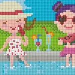 Népszerű Pixelhobby 802080 Nyári kép szett (12,7x20,3cm)