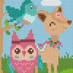 Végkiárusítás Pixelhobby 802082 Erdő szett (12,7x20,3cm)