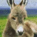 Legkelendőbb Pixelhobby 802102 Szamár (10,7x20,3cm)