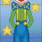 Pixelhobby 803003 Bohóc szett 30,5x12,7cm Expressz kézbesítés
