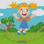 Pixelhobby 803022 Ugrálókötelezés szett 30,5x12,7cm Legnépszerűbb