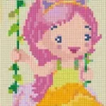 Ne maradj le Pixelhobby 803023 Hintás kislány szett 30,5x12,7cm