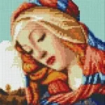 Mária 20,3x25,4 cm négy alaplapos pixel Akció