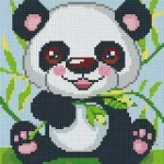 Nézd meg most Pixelhobby 804373 Panda (20,3x25,4cm) 4 alaplapos szett