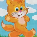Pixelhobby 804378 Cica (20,3x25,4cm) 4 alaplapos szett Szuper ajánlat