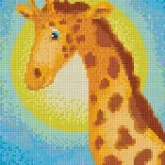 Pixelhobby 804379 Zsiráf (20,3x25,4cm) 4 alaplapos szett Exkluzív ajánlat