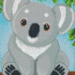 Pixelhobby 804380 Koala (20,3x25,4cm) 4 alaplapos szett Ne maradj le