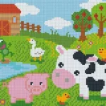 Biztonságos fizetés Pixelhobby 804384 Farm (20,3x25,4cm) 4 alaplapos szett