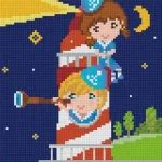 Pixelhobby 804402 Világítótorony (20,3x25,4cm) 4 alaplapos szett Rendeld meg most