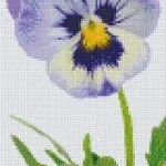 Kedvezmény Pixelhobby 806161 Virág szett 6 alaplapos (20,3x38,1 cm)