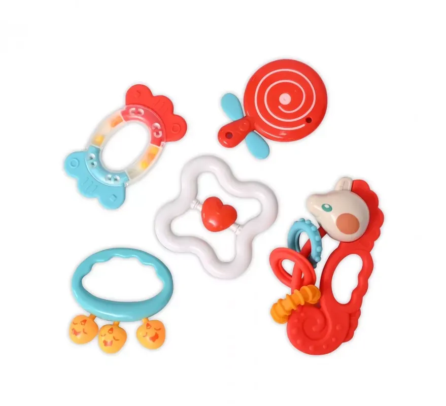 Kihagyhatatlan ajánlat Baby Care csörgő és rágóka szett 5db-os