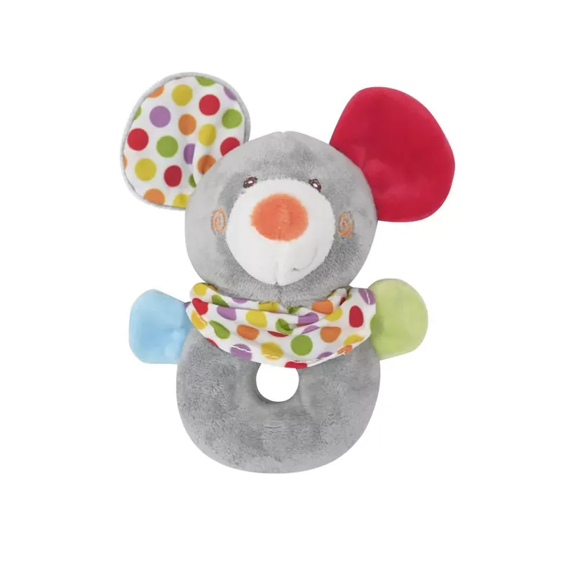 Gyors szállítás Lorelli Toys Plüss csörgő karika - Egérke