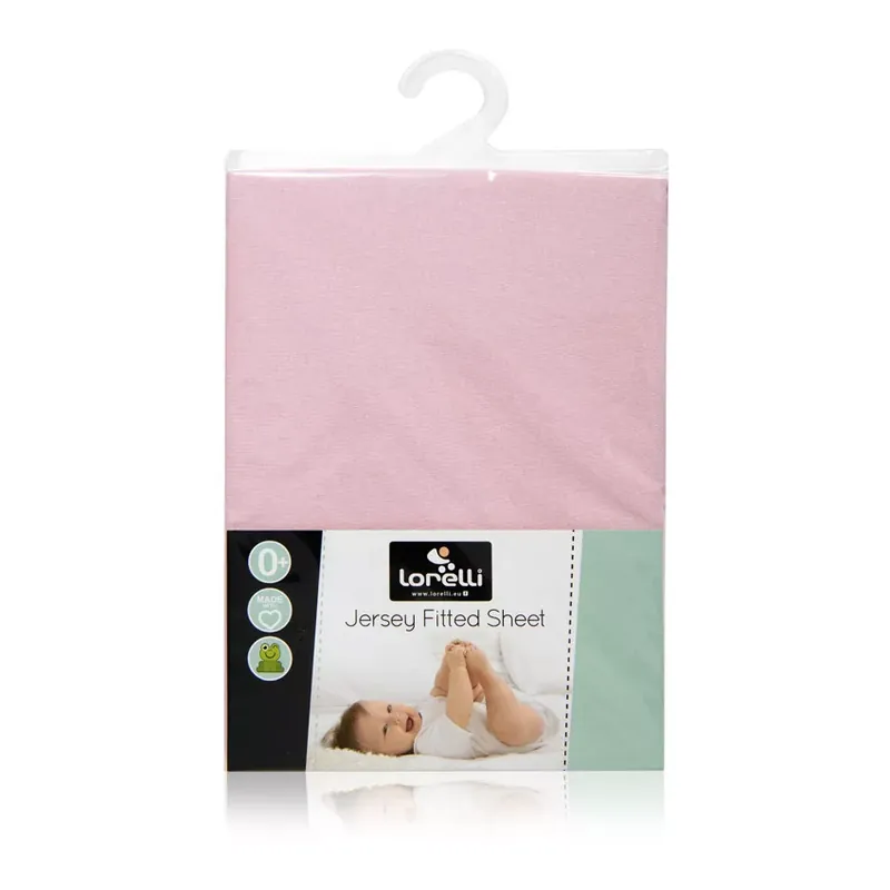 Kiárusítás Lorelli gumis lepedő 60x120 - rózsaszín