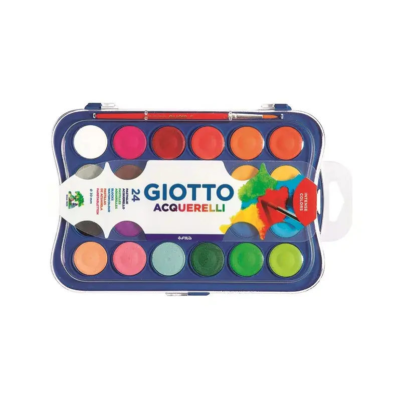 Vízfesték GIOTTO Aquarelli 30 mm 24 darabos Kiárusítás