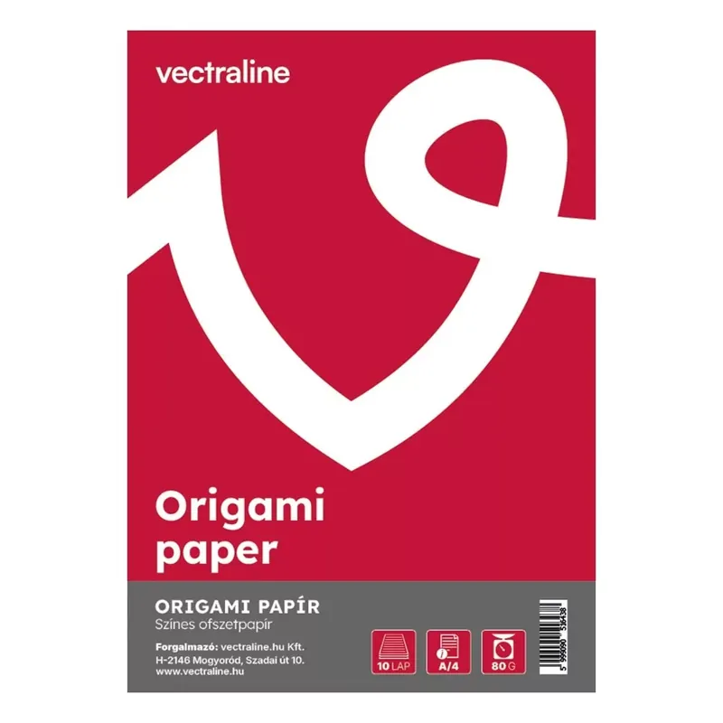 Origami papír VECTRALINE A/4 10 lapos Azonnal elérhető