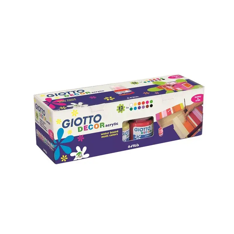 Akrilfesték GIOTTO 25ml 12 darabos Biztonságos vásárlás