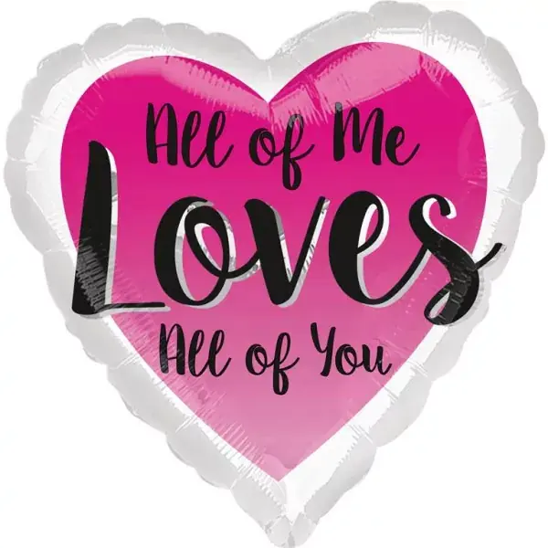 Korlátozott ajánlat Love All of You fólia lufi 43 cm