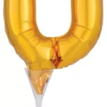 Arany Gold 0-ás szám fólia lufi tortára 15 cm Korlátozott ajánlat