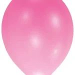 Legjobb ár Világító LED Pink léggömb, lufi 5 db-os 11 inch (27,5 cm)