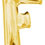 Arany Gold mini F betű fólia lufi 33 cm Vedd meg most