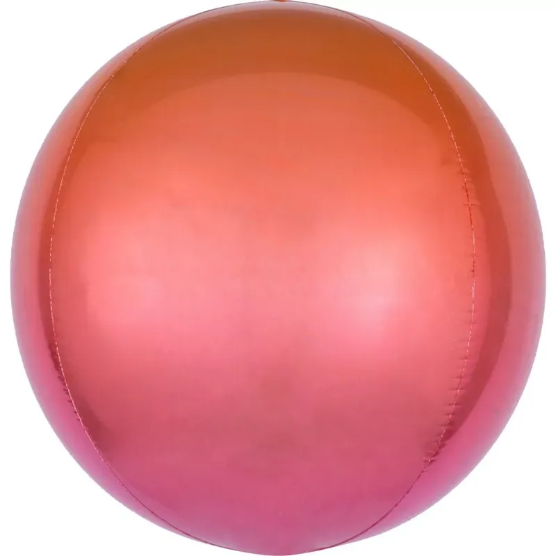 Gyors szállítás Színes Ombré gömb fólia lufi 40 cm