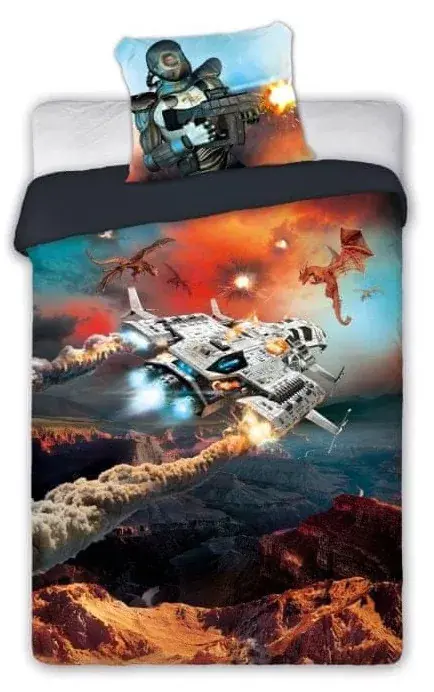 Biztonságos vásárlás Gamer Combat ágyneműhuzat 140×200cm, 70×90 cm