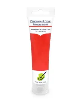 Gyöngyházszínű festék 60 ml - piros Olcsóbb