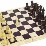 Olcsóbb Fa sakk készlet - 34 cm