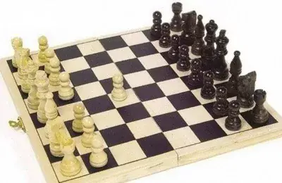 Olcsóbb Fa sakk készlet - 34 cm