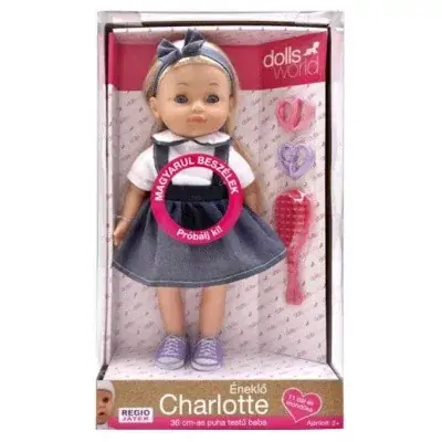 Magyarul beszélő Charlotte, farmer szoknyában Olcsó
