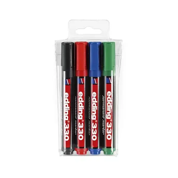 Alkoholos marker EDDING 330 vágott 4 darabos Legnépszerűbb