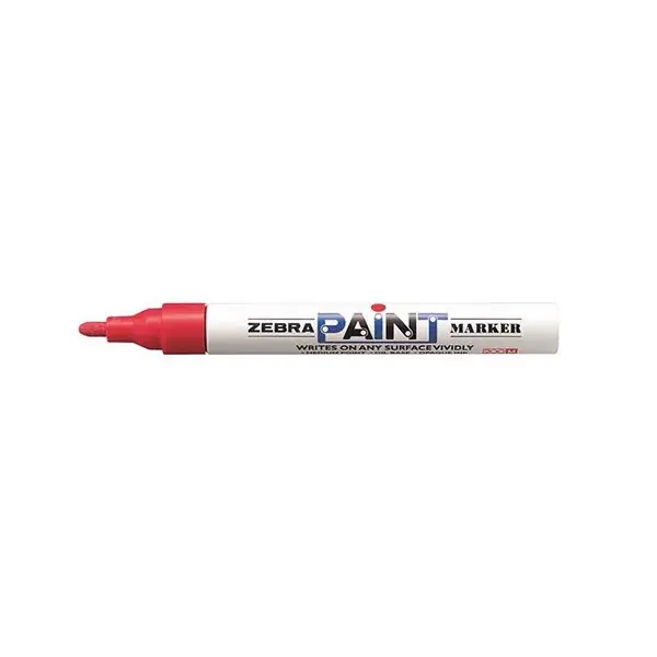 Lakkmarker ZEBRA Paint marker 3 mm piros Expressz kézbesítés
