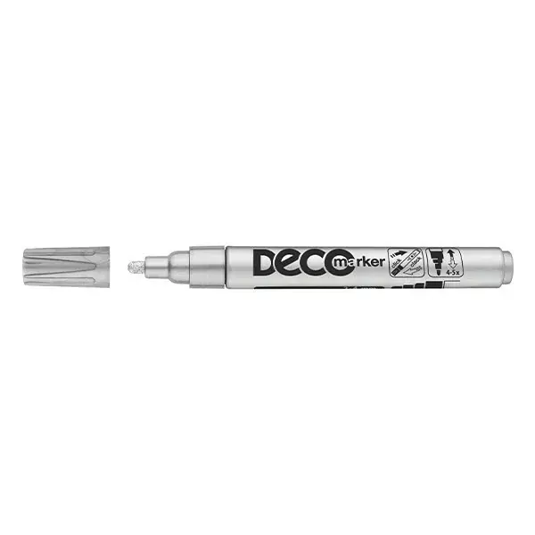 Lakkmarker ICO DecoMarker 2-4mm ezüst Rendeld meg most
