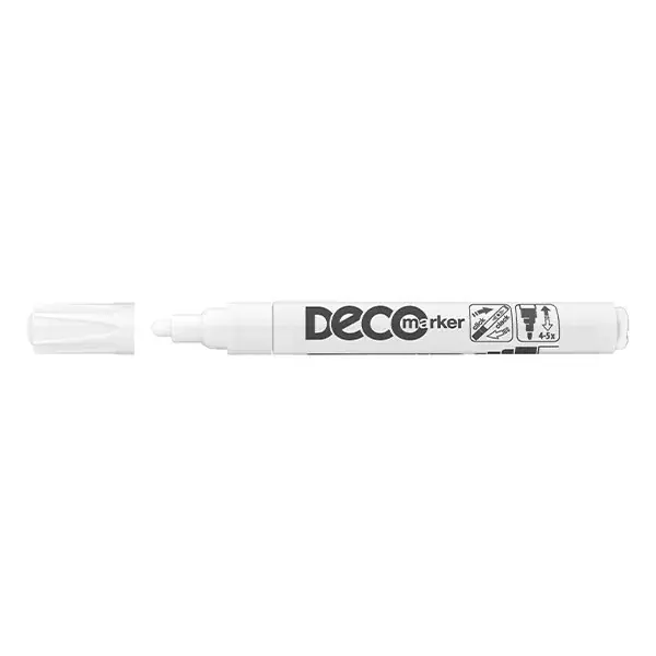 Lakkmarker ICO DecoMarker 2-4mm fehér Legjobb ár